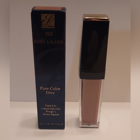 ESTEE LAUDER Pure Color Paint On Liquid Lip Color *102 BRONZE LEAF* /.23 oz /NIB - Picture 2 of 6